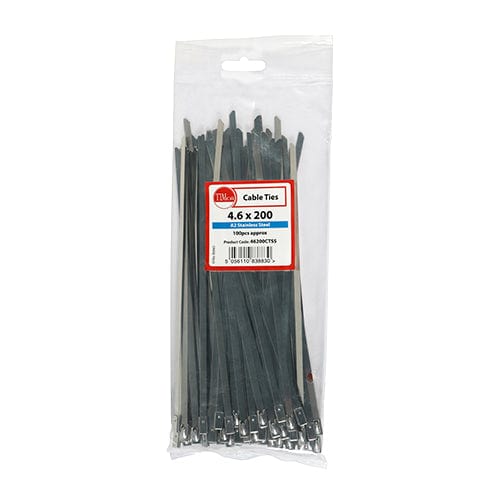 TIMCO Fasteners & Fixings TIMCO Cable Ties A2 Stainless Steel