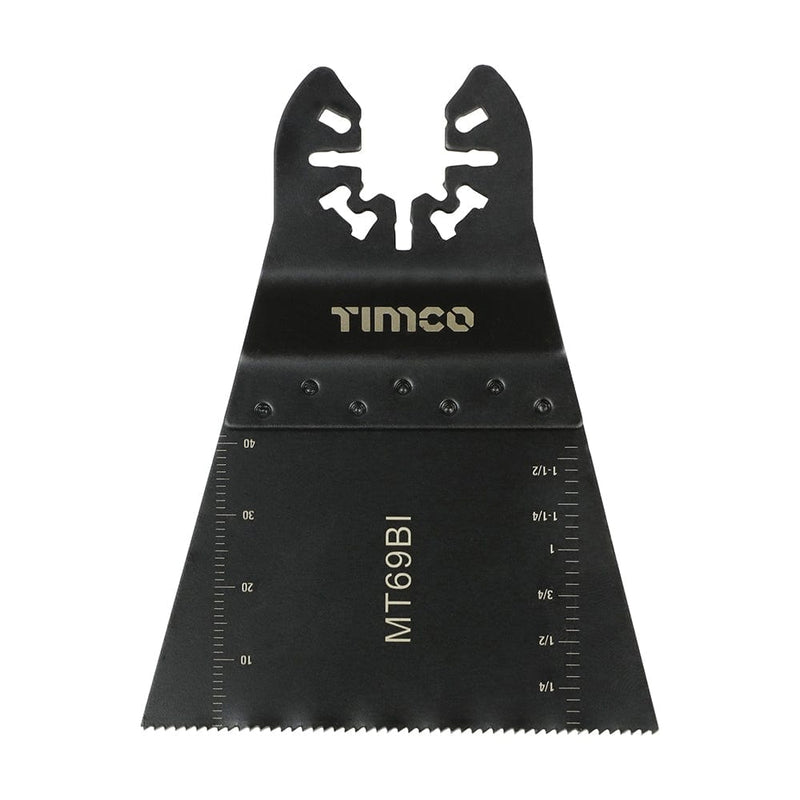 TIMCO Powertool Accessories 69mm / 1 TIMCO Multi-Tool Fine Cut Blade For Wood/Metal Bi-Metal