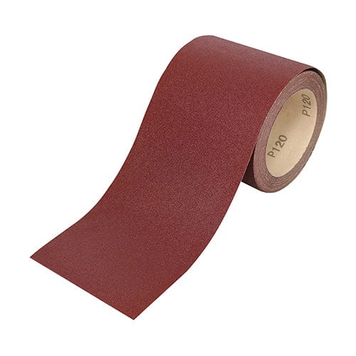 TIMCO Powertool Accessories TIMCO Sandpaper Roll 80 Grit Red - 115mm x 10m