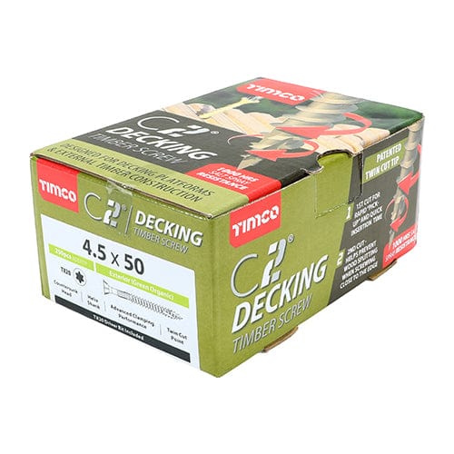 TIMCO Screws TIMCO C2 Deck-Fix Premium Countersunk Green Decking Screws