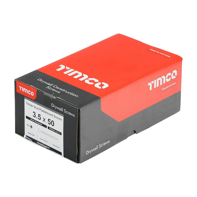 TIMCO Screws TIMCO Drywall Coarse Thread Bugle Head Black Screws