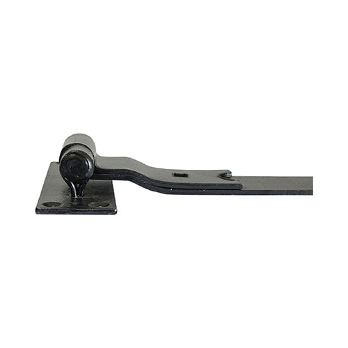 TIMCO Security & Ironmongery 250mm TIMCO Cranked Band & Hook On Plates Hinges Black