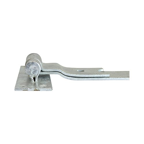 TIMCO Security & Ironmongery 250mm TIMCO Cranked Band & Hook On Plates Hinges Hot Dipped Galvanised