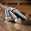 M12 (12mm) A2 Stainless Coach Screw Hex Hexagon Head Wood Screws Lag Bolt Steel