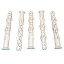 M16 Nylon Wall Plug Tie Lipped Heavy Duty White