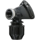 Elysee Business, Office & Industrial:Building Materials & Supplies:Industrial Plumbing & Fixtures:Pipe Fittings MDPE Compression Wall Plate Elbow Fitting (BSB Tap Thread) Bend WRAS Approved PE