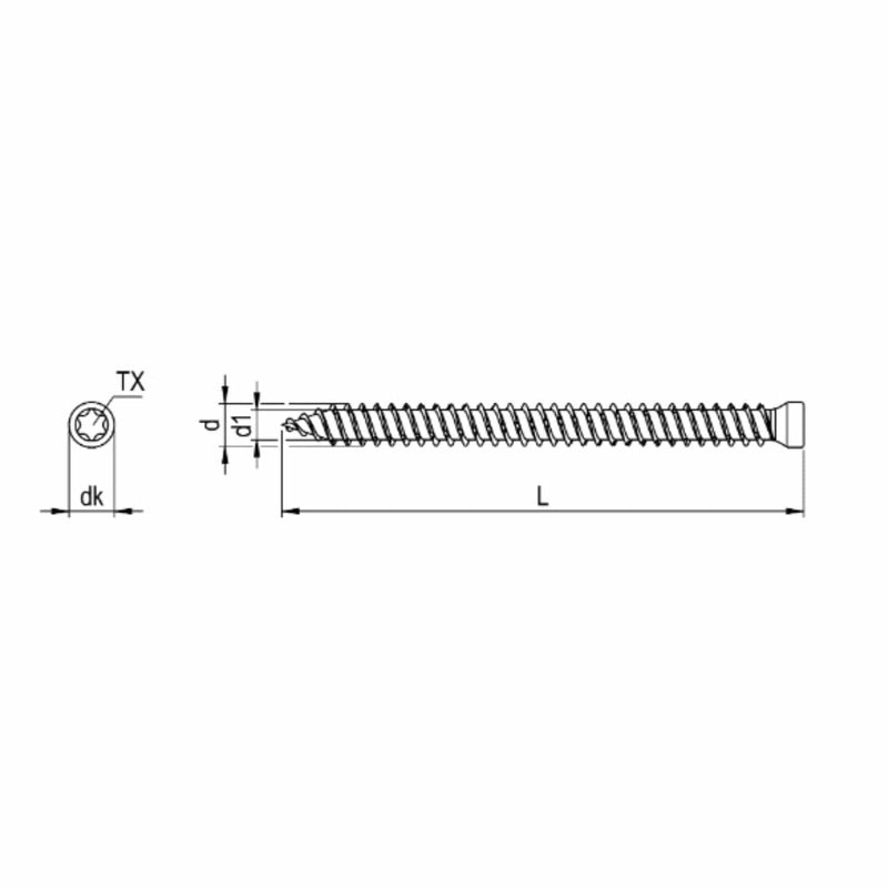 MultiScrew Business, Office & Industrial:Fasteners & Hardware:Other Fasteners & Hardware CYLINDRICAL HEAD WINDOWS DOORS WOOD FRAME FIXING CONCRETE SCREWS ANCHOR Cylinder