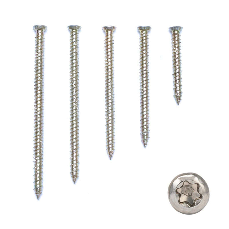 MultiScrew Business, Office & Industrial:Fasteners & Hardware:Screws & Bolts 7.5 x 72mm / 5 7.5Ø Concrete Screw A4 Stainless Steel Countersunk Torx Frame Door Fixing 316