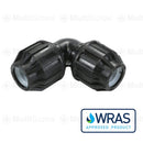 Elysee Industrial:Fasteners & Hardware:Other Fasteners & Hardware 90° Bend / 20mm x 20mm (733244) MDPE Plastic Compression Fitting 20 25mm 32mm Polypipe Water Pipe WRAS Approved