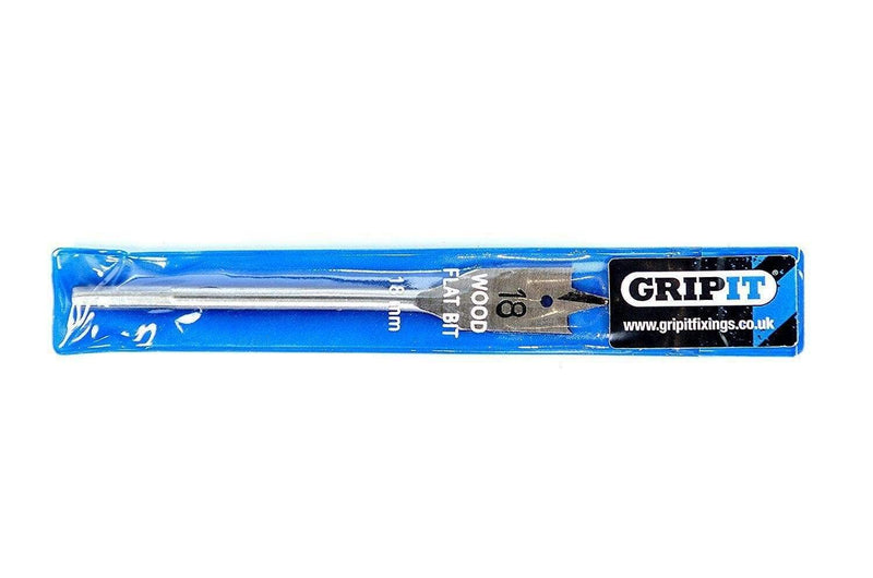 Grip It Flat Drill Bits Fully Hardened With Centre Point Correct Size Hole