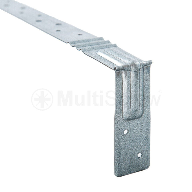 MultiScrew Business, Office & Industrial:Building Materials & Supplies:Other Building Materials 600mm / 10 10 x ENGINEERED BENT RESTRAINT STRAPS 1.4mm THICK FOR ROOF TRUSSES & RAFTERS