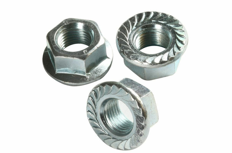 MultiScrew Business, Office & Industrial:Fasteners & Hardware:Other Fasteners & Hardware 2 / M6 - 6mm M6 M8 M10 M12 M16 M20 ZINC PLATED HEX SERRATED FLANGE NUTS NUT BZP DIN 6923 MS