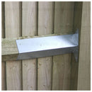 MultiScrew Business, Office & Industrial:Fasteners & Hardware:Other Fasteners & Hardware 50 Pieces 300mm ARRIS GALVANISED RAIL BRACKETS FENCE FENCING POST SUPPORT STEEL