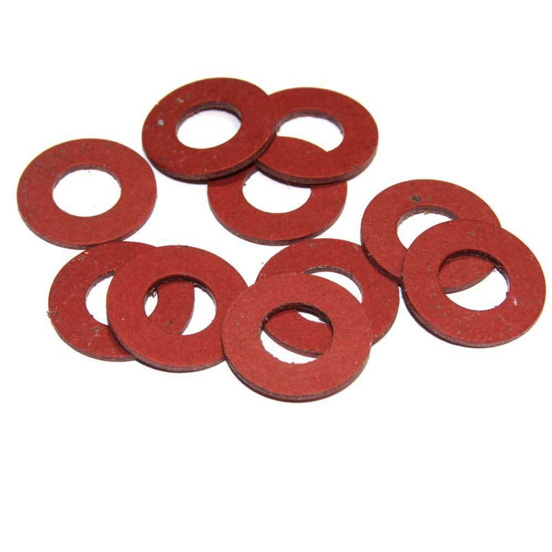 MultiScrew Business, Office & Industrial:Fasteners & Hardware:Other Fasteners & Hardware M10 / 10 M10 / 10mm RED FIBRE FLAT SEALING WASHER WASHERS NON CONDUCTIVE STANDARD BS6091