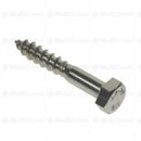 MultiScrew Business, Office & Industrial:Fasteners & Hardware:Other Fasteners & Hardware M10 - 10mm A2 STAINLESS COACH SCREW HEX HEXAGON HEAD WOOD SCREWS LAG BOLT STEEL