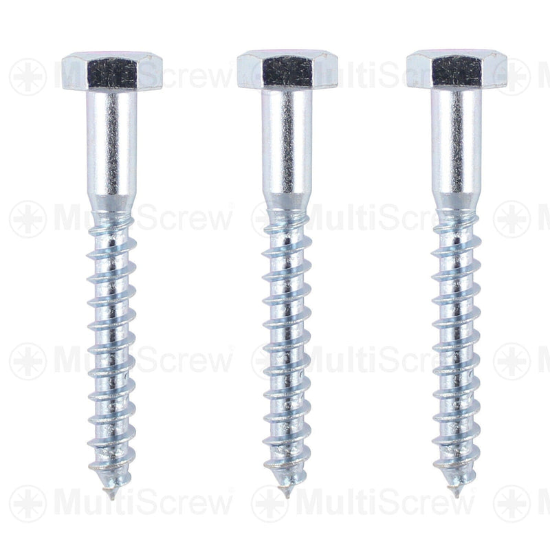 MultiScrew Business, Office & Industrial:Fasteners & Hardware:Other Fasteners & Hardware M10 x 40mm STAINLESS COACH SCREW HEX HEXAGON HEAD WOOD SCREWS LAG BOLT A2 STEEL