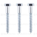 MultiScrew Business, Office & Industrial:Fasteners & Hardware:Other Fasteners & Hardware M12 x 130mm STAINLESS COACH SCREW HEX HEXAGON HEAD WOOD SCREWS LAG BOLT A2 STEEL