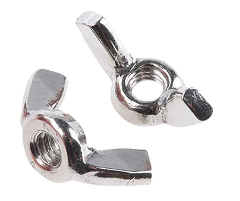 MultiScrew Business, Office & Industrial:Fasteners & Hardware:Other Fasteners & Hardware M3 M4 M5 M6 M8 M10 M12 M14 M16 A2 STAINLESS STEEL WING NUTS BUTTERFLY DIN 315