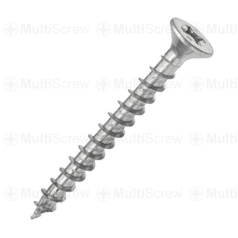 Fully Threaded Wood Screws 5mm Pozi Countersunk Chipboard Screws - A2 Stainless Steel 10g 10 In Screws - Foto 5