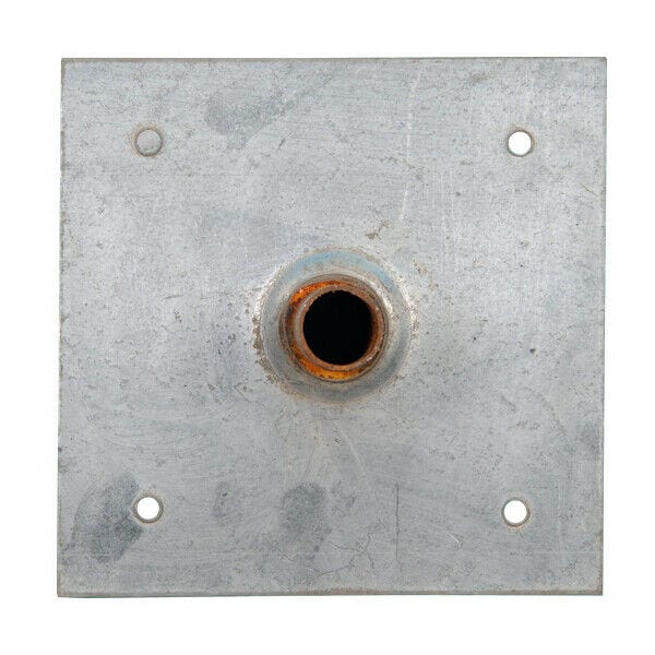 Scaffolding Base Plate For Scaffold Tower 150 X 150Mm Zinc Plated Stee