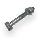 MultiScrew Business, Office & Industrial:Material Handling:Ladders, Scaffolding & Platforms:Rolling Ladders & Scaffolds 10 Pack M12 T Tee Bolt 85mm Nut & Washer Set Scaffold Fitting Zinc Scaffolding Coupler