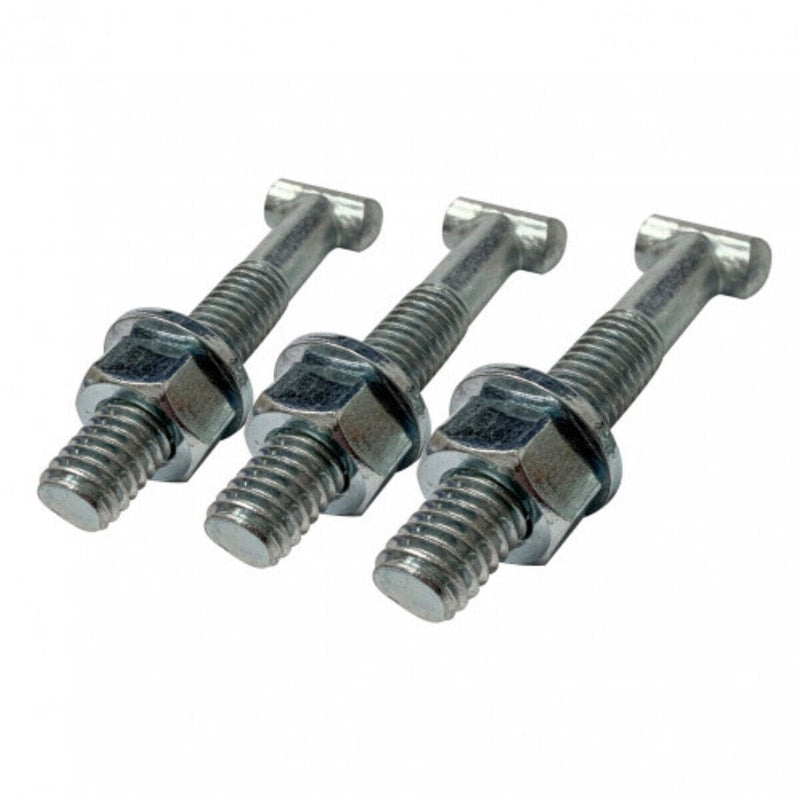 MultiScrew Business, Office & Industrial:Material Handling:Ladders, Scaffolding & Platforms:Rolling Ladders & Scaffolds M12 T Tee Bolt 85mm Nut & Washer Set Scaffold Fitting Zinc Scaffolding Coupler