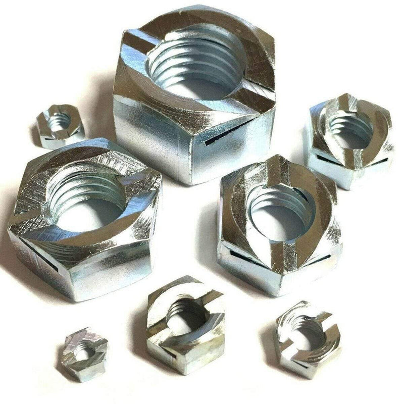 M10 Binx Nuts - Grade 5 Steel Zinc Plated - Self Locking 10Mm Lock Nut Bzp