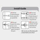 Brolly Anchor For Plasterboard & Hollow Wall Cavity Fixing M4, M5 & M6 Available