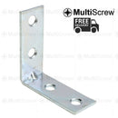 MultiScrew Home, Furniture & DIY:DIY Materials:Nails, Screws & Fasteners:Braces & Brackets 65 x 65 x 16 (mm) / 1 Bracket 65MM / 2 1/2" METAL ANGLE BRACKETS 90 DEGREE CORNER BRACE SHELF ZINC PLATED L
