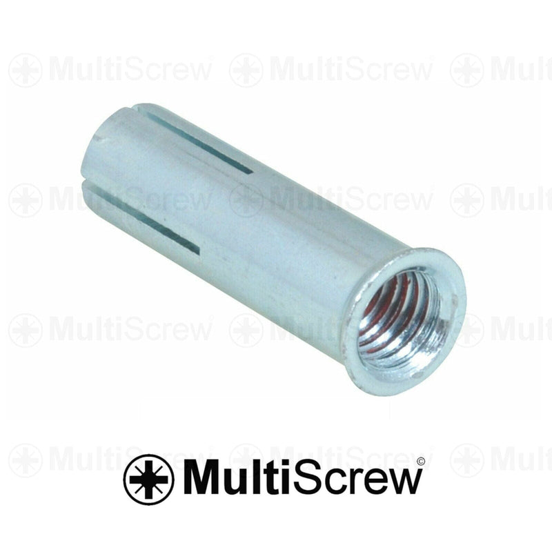 MultiScrew Home, Furniture & DIY:DIY Materials:Nails, Screws & Fasteners:Other Fasteners M10 (fits bolts 10mm) / 5 M10 LIPPED DROP IN ANCHOR MASONRY CONCRETE ANCHORS FIT BOLTS METRIC RING 10mm