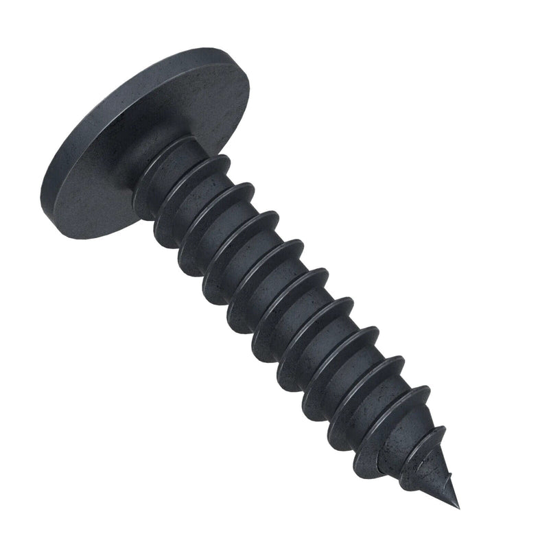 MultiScrew Home, Furniture & DIY:DIY Materials:Nails, Screws & Fasteners:Other Fasteners No.8 x 1" (4.2mm x 25mm) Black Passivated Pozi Flange Self-Tapping Panel Screws