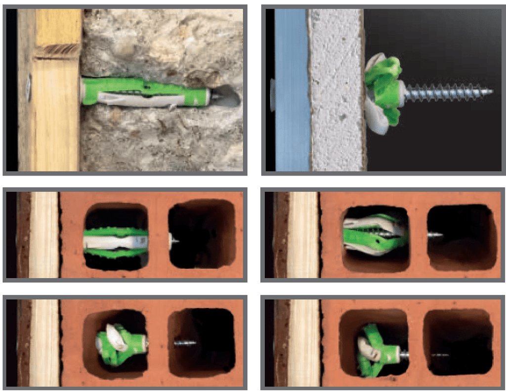Concrete Plug Key All Purpose Fixing Plugs Concrete Brick Plasterboard Stone 5Mm 6Mm 8Mm