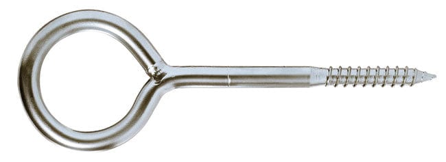 MultiScrew Scaffolding M12 Scaffolding Restraint Tie/ Eye Screw (50mm eye), Steel Bright Zinc Plated