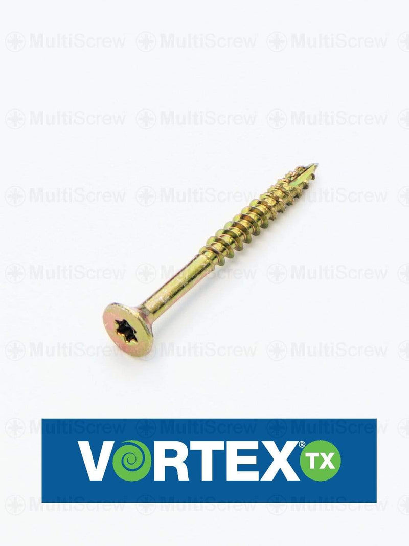 Vortex Torx Drive Multi-Purpose Countersunk Wood Screws