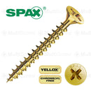 SPAX Business, Office & Industrial:Fasteners & Hardware:Screws & Bolts SPAX YELLOX 4.0 x 40mm TUB (800 SCREWS) WOODSCREW POZI COUNTERSUNK YELLOW PACK