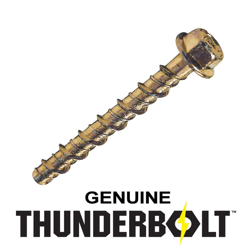 Thunderbolt Fasteners M5 M6 Genuine Thunderbolt Flange Head Masonry Concrete Brick Anchor Sc