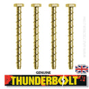 THUNDERBOLT Home, Furniture & DIY:DIY Materials:Nails, Screws & Fasteners:Other Fasteners 8 x 65 (V35155) / 4 Bolts M8 (8mm) THUNDERBOLT MASONRY CONCRETE ANCHOR SCREW SCREWBOLT EXCALIBUR BOLT