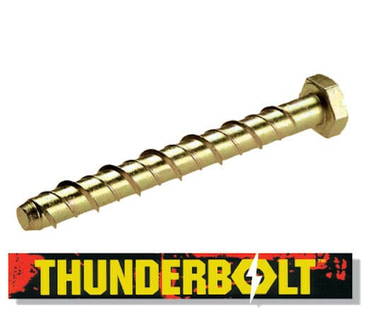 Thunderbolt Fasteners M10 (10Mm) Thunderbolt Masonry Concrete Anchor Screw Screwbolt Excalib