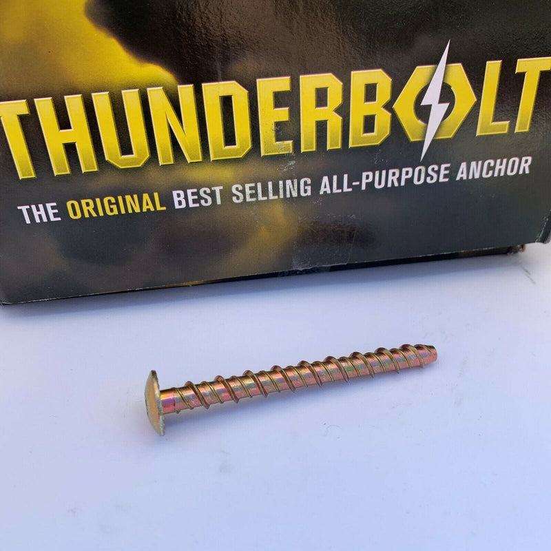THUNDERBOLT Home, Furniture & DIY:DIY Materials:Nails, Screws & Fasteners:Other Fasteners M5 M6 GENUINE THUNDERBOLT TORX PAN HEAD MASONRY CONCRETE ANCHOR SCREW BOLT DOME