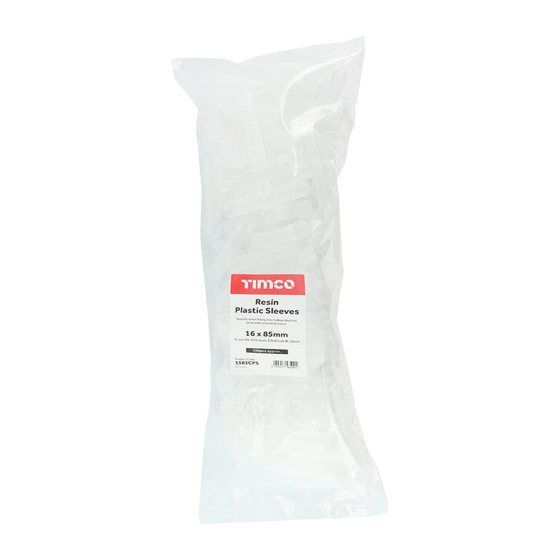 TIMCO Adhesives & Building Chemicals 16 x 85 / 100 / Bag TIMCO Chemical Anchor Resin Plastic Sleeves