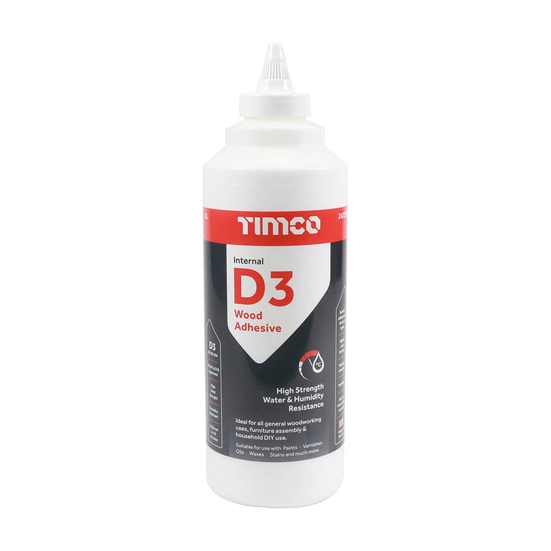 TIMCO Adhesives & Building Chemicals 1L TIMCO Internal D3 Wood Adhesive