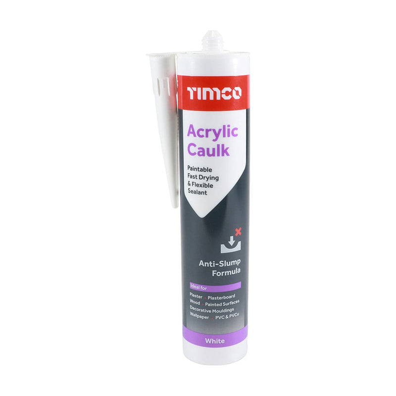 TIMCO Adhesives & Building Chemicals 300ml TIMCO Acrylic Caulk