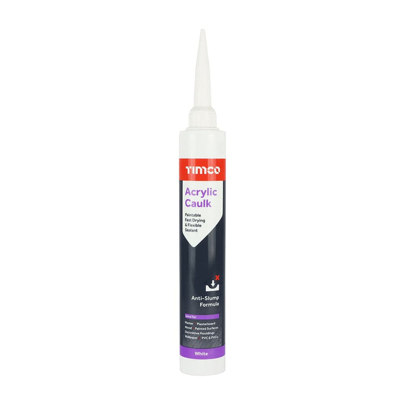 TIMCO Adhesives & Building Chemicals 380ml TIMCO Acrylic Caulk