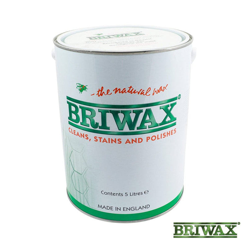 Briwax (Light Brown) Furniture Wax Polish, Cleans, Stains, and