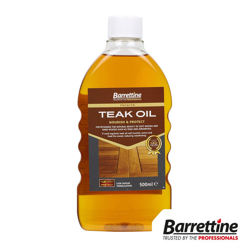 TIMCO Adhesives & Building Chemicals Barrettine Teak Oil 500ml - Pack Qty - 1 EA