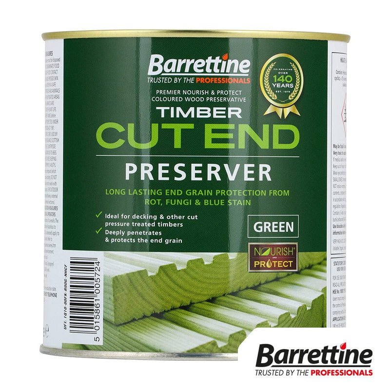 TIMCO Adhesives & Building Chemicals Barrettine Timber Cut End Preserver Green 1L - Pack Qty - 1 EA