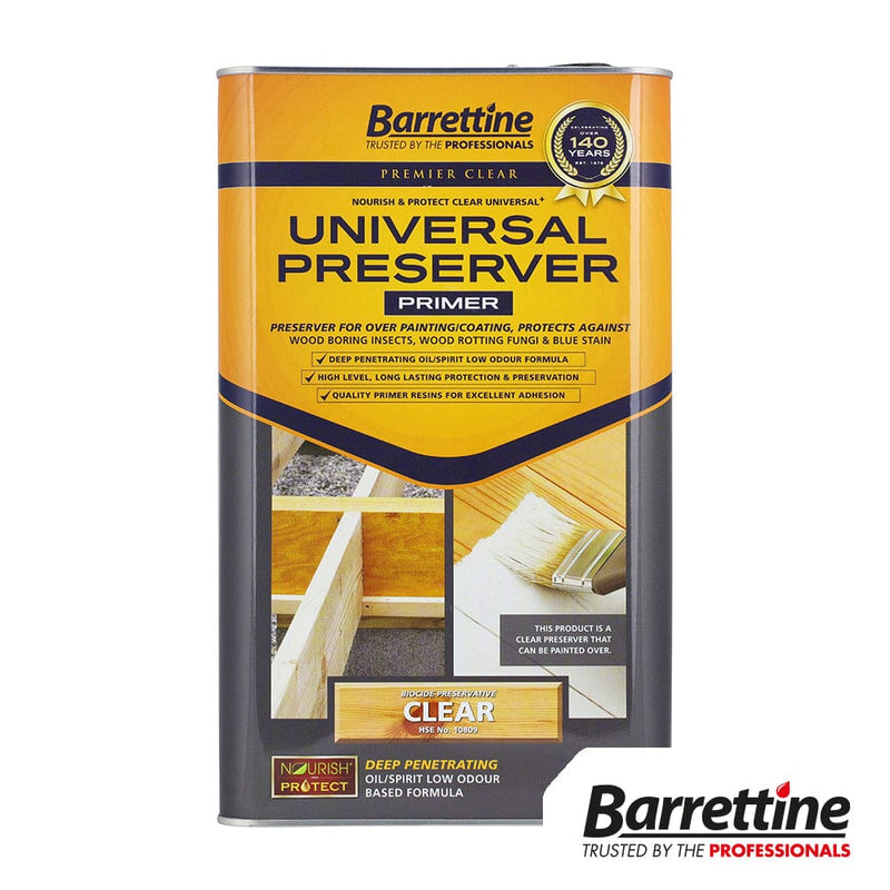 TIMCO Adhesives & Building Chemicals Barrettine Universal Preserver Clear 5L - Pack Qty - 1 EA