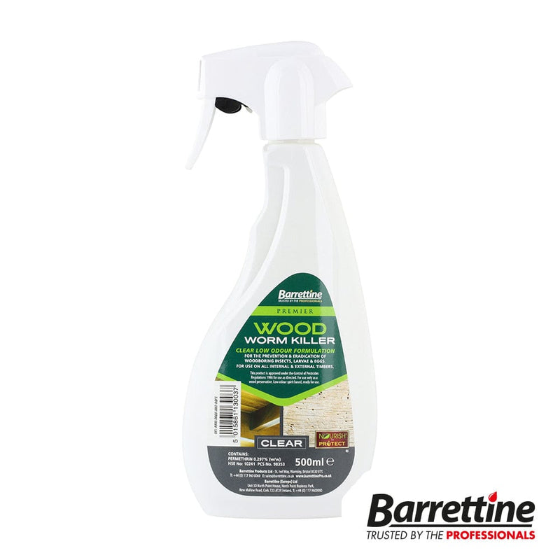 TIMCO Adhesives & Building Chemicals Barrettine Woodworm Killer 500ml - Pack Qty - 1 EA