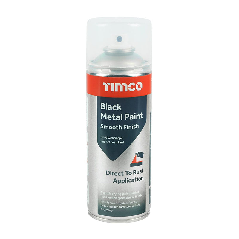 TIMCO Adhesives & Building Chemicals Black Metal Paint Smooth