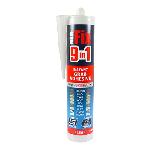 TIMCO Adhesives & Building Chemicals TIMCO 9 in 1 Instant Grab Adhesive Clear - 290ml